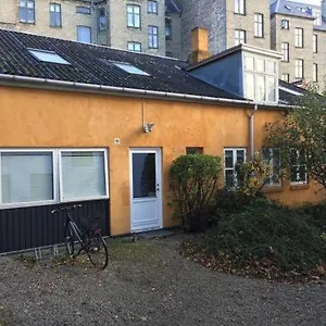In Quiet Yellow Courtyard Kopenhagen